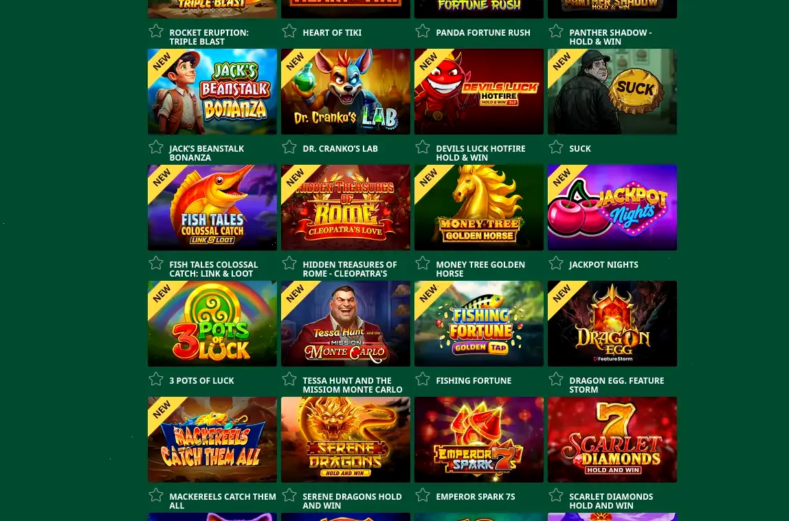 Rakoo casino mobiele interface op smartphone